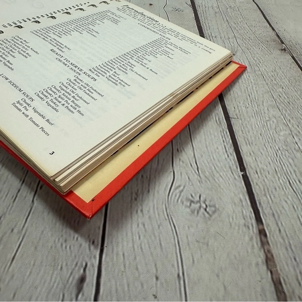 vintage 1982 a campbell cookbook cooking with soup Americana nostalgia collect